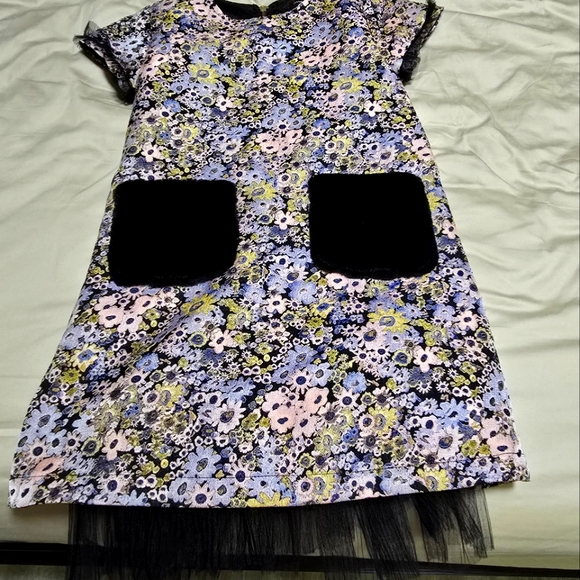 Imoga Black and Purple Floral Dress - Picture 6 of 11
